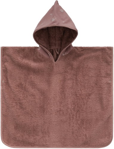 Fillikid Poncho Dandelion Pink 59 × 54cm - Children's Bath Towel - Main image