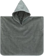 Fillikid Poncho Whale Green 59 × 54cm - Children's Bath Towel