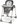 Swing and highchair in 1 Laurice Grey Stone