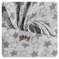 Xkko Bambusová osuška 90×100, Little Stars Silver - Children's Bath Towel