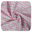 Bath towel 90×100, Scandinavian Baby Pink Chevron