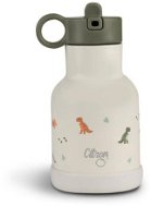 Citrón Nerezová fľaša na vodu 250 ml – Dino - Detská termoska