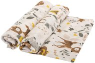 Bomimi Osuška Tetra Premium 140 g/m2 lesní zvířátka, 2 ks - Children's Bath Towel