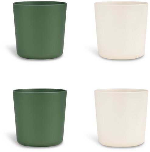 Citron Set of mugs made of organic material, green / cream - Baby cup - Main image