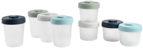 Beaba Food Cups 4×150 ml and 4×250 ml - Food Container Set - Main image
