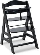Hauck Alpha+ dřevená židle Black - Jídelní židlička
