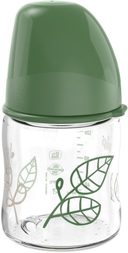 Nip Cherry Green glass bottle 120 ml boy - Baby Bottle - Main image