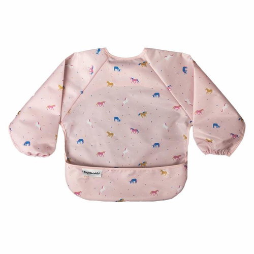 Tiny Twinkle Long Sleeve Bib (L) Unicorn Confetti - Bib - Main image
