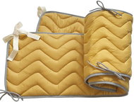 Pinkie Bio Wave Ochre - Crib Bumper