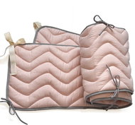 Pinkie Bio Wave Pink - Crib Bumper