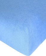 4sleep terry sheet with elastic band, 60 × 120 - 24 Vol. blue - Bedsheet