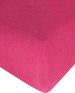 4sleep terry sheet with elastic band, 70 × 140 - 38 strawberry - Bedsheet