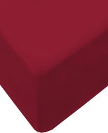 4sleep jersey sheet with elastic band, 70 × 140 - 28 burgundy - Bedsheet