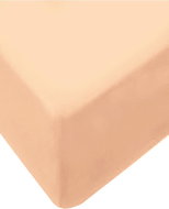 4sleep jersey sheet with elastic band, 70 × 140 - 03 - Apricot - Bedsheet