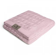 Maceshka cotton knitted braid, Pink - Blanket
