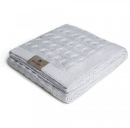 Maceshka cotton knitted braid, Grey - Blanket