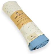 Maceshka double muslin shawl Ecru golden dot/Jean - Cloth Nappies