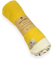 Maceshka double muslin shawl Mimosa gold polka dot/Ecru - Cloth Nappies