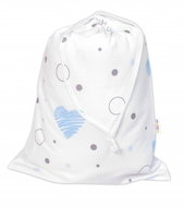 Baby Nellys I Love Boy pytlík na přezůvky, 40 × 32 cm, modrý - Drawstring Bag