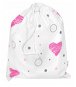 Backpack Baby Nellys I Love Girl pytlík na přezůvky, 40 × 32 cm, růžový - Vak na záda