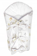 Baby Nellys, Premium Cotton, Goose, White - Swaddle Blanket