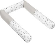 Bellatex bed roll 323/902, stars grey and white, 16 × 280 cm - Crib Bumper