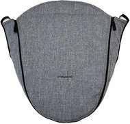 Pinkie insulated footmuff grey melange - Footmuff