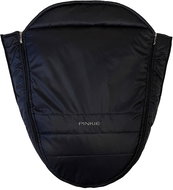 Pinkie insulated plain black footstool - Footmuff