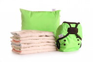 Ella´s House Bum fold pack eco green diaper set, size S - Nappy Set