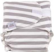 Ella´s House EH Newbie grey stripes newborn cloth diaper - Nappies