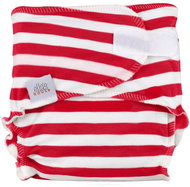 Ella´s House EH Newbie red stripes newborn cloth diaper - Nappies