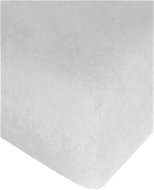 4sleep froté prostěradlo s gumičkou, 60 × 120 - 01 Bílá - Prostěradlo