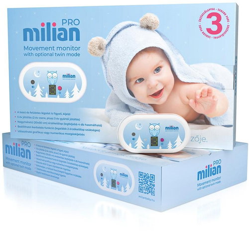 Milian PRO 3 with three sensor pads - Breathing Monitor - Main image