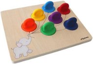 Jellystone Designs Fa kirakós szilikon pecsétekkel, többszínű - Kirakós játék