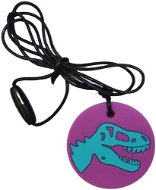 Jellystone Designs Upokojujúci prívesok Dinosaurus fialový - Náhrdelník