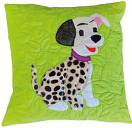 HANDY PETS Patchwork Dalmatian green 42 × 42 cm - Pillowcase