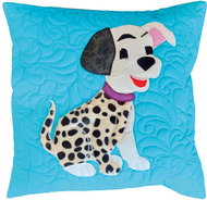 HANDY PETS Patchwork Dalmatian blue 42 × 42 cm - Pillowcase