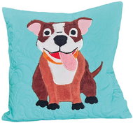 HANDY PETS Patchwork Staffordshire Bull Terrier mint 42 × 42 cm - Pillowcase