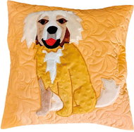 HANDY PETS Patchwork Retriever orange 42 × 42 cm - Pillowcase