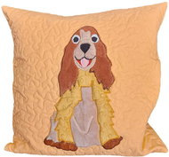 HANDY PETS Patchwork English Cocker Spaniel orange 42 × 42 cm - Pillowcase