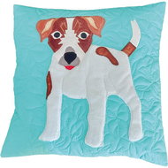 HANDY PETS Patchwork Jack Russell terrier mint 42 × 42 cm - Pillowcase