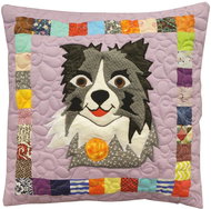 HANDY PETS Patchwork Border collie Carolina 44 × 44 cm - Pillowcase