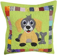 HANDY PETS Patchwork Puppy Yogi 44 × 44 cm - Pillowcase