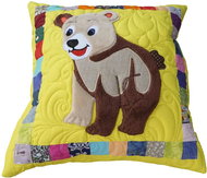 HANDY PETS Patchwork Bear Brumla 44 × 44 cm - Pillowcase