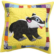 HANDY PETS Patchwork Badger Ferda 44 × 44 cm - Pillowcase