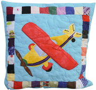 HANDY PETS Patchwork Airplane 44 × 44 cm - Pillowcase