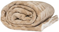 JERRY FABRICS Blanket lamb Triangles beige 150 × 200 cm - Blanket