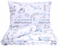 ELINELI Trains and planes EN1126_120 - Children's Bedding