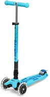 Micro Maxi Deluxe, bright blue LED - Children's Scooter