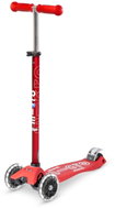Micro Maxi Deluxe LED červená - Children's Scooter